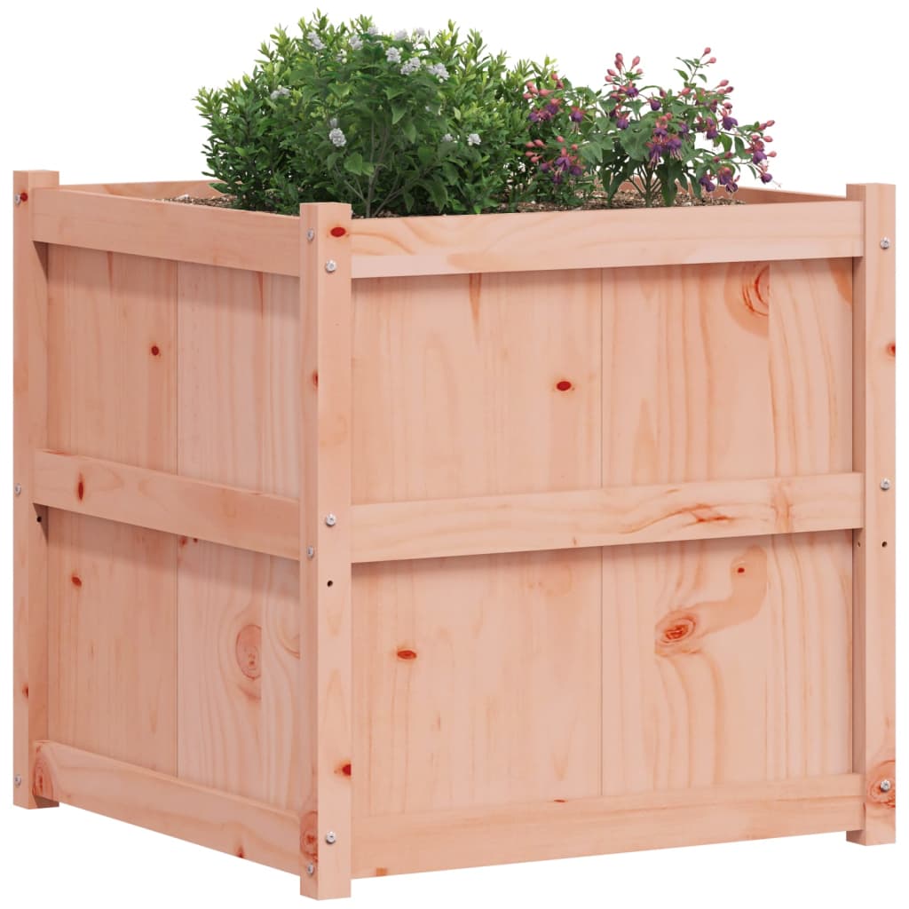 Jardinera De Madera Maciza Douglas 70x70x70 Cm_3