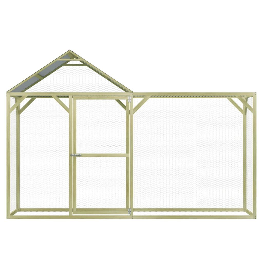 Vidaxl Gallinero Madera De Pino Impregnada 3x1,5x2 M_1