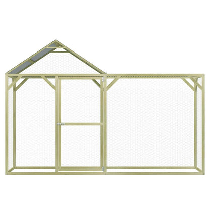 Vidaxl Gallinero Madera De Pino Impregnada 3x1,5x2 M_1