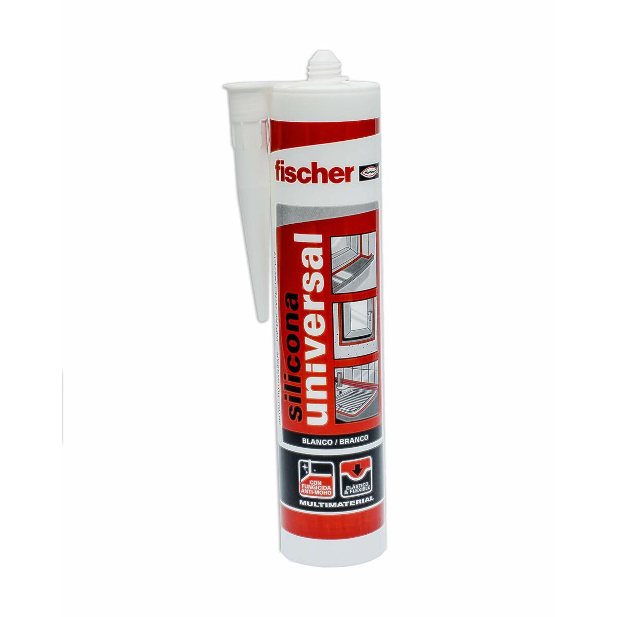 Silicona Fischer Blanco 280 Ml / Vetonek_4