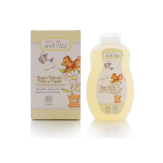 Anthyllis Baby ECO Proteína de Arroz Gel de Banho Suave e Champô 400 ml