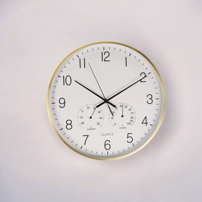 Well Home Reloj De Pared Formato Redondo Color Blanco Ø38x4,2cm_2
