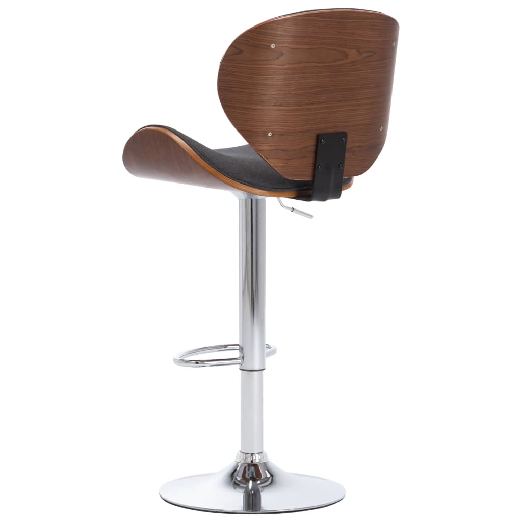 Taburete De Cocina Tela Gris_1