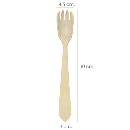 Tenedor Aleman Cocina Madera Oryx 30 Cm.