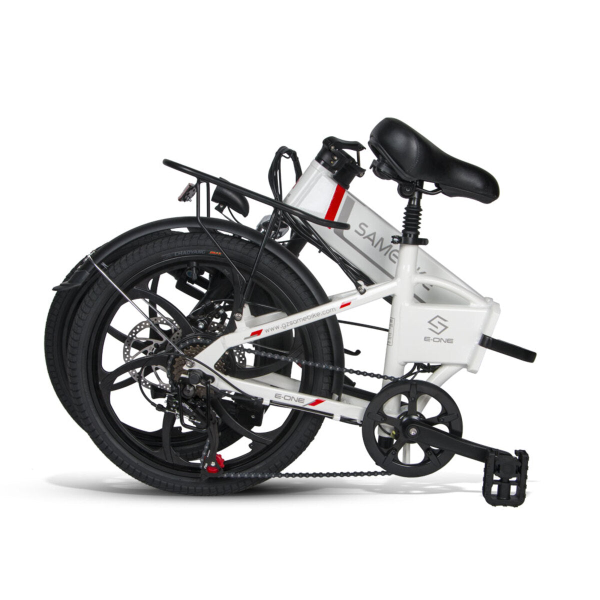 Bicicleta Eléctrica Plegable Samebike 20lvxd30 350w-48v-10,4ah (499wh) - Rueda 20 Color Blanco_2