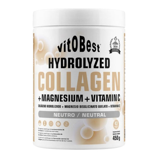 Hydrolyzed Collagen + Magnesium + Vitamin C 450 Gr Neutro_0