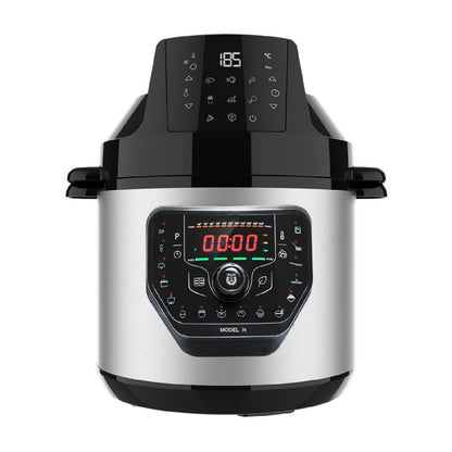 Olla Programable Con Cabezal Freidora De Aire Gm H Fry. Robot De Cocina Multifunción, 6 Litros Capacidad, Tapa Advance, Programable 24h, Temperatura_0
