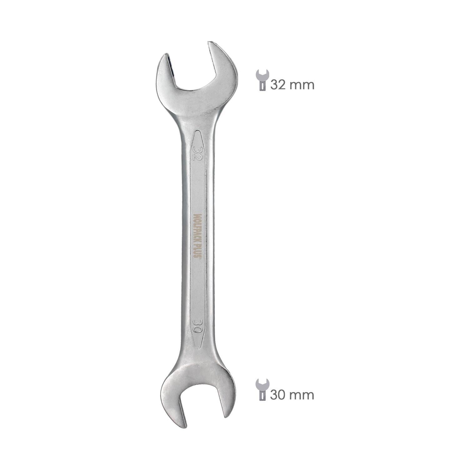 Llave Fija Plus Acero Cromo Vanadio 30x32 Din 3110. Llave Fija, Llave Fija Doble_1