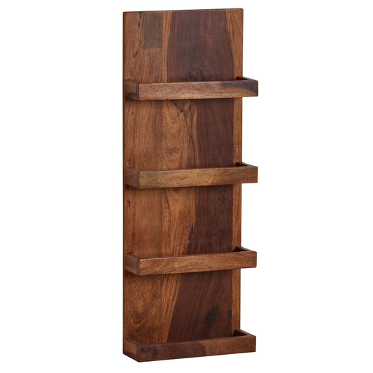 Estantería De Pared 30x80x10 Cm Madera Maciza De Sheesham_0