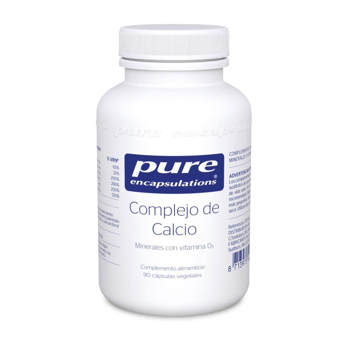 Complexo de Cálcio 90 cápsulas Pure Encapsulations
