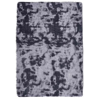Vidaxl Alfombra De Pelo Largo Navarra Gris Oscuro 160x230 Cm Poliéster_0