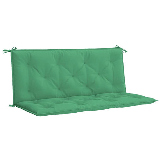 Vidaxl Cojín De Banco De Jardín Tela Oxford Verde 120x(50+50)x7 Cm_0
