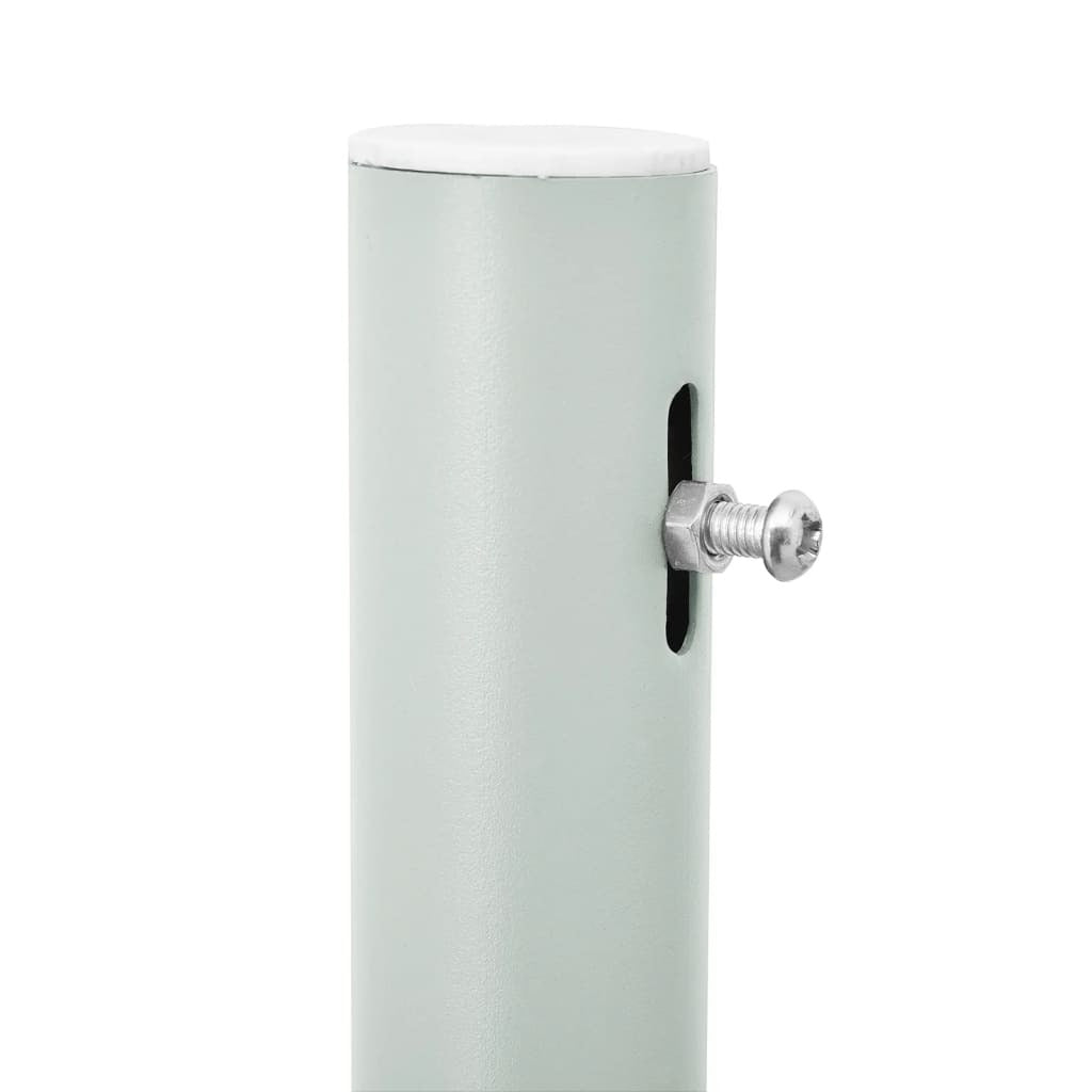 Vidaxl Toldo Lateral Retráctil De Jardín Gris 117x500 Cm_4