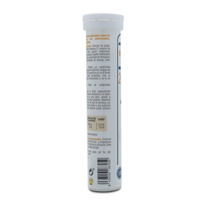 H4U Vitamina C + Zinco vitaminas e minerais 20 comprimidos efervescentes sabor laranja