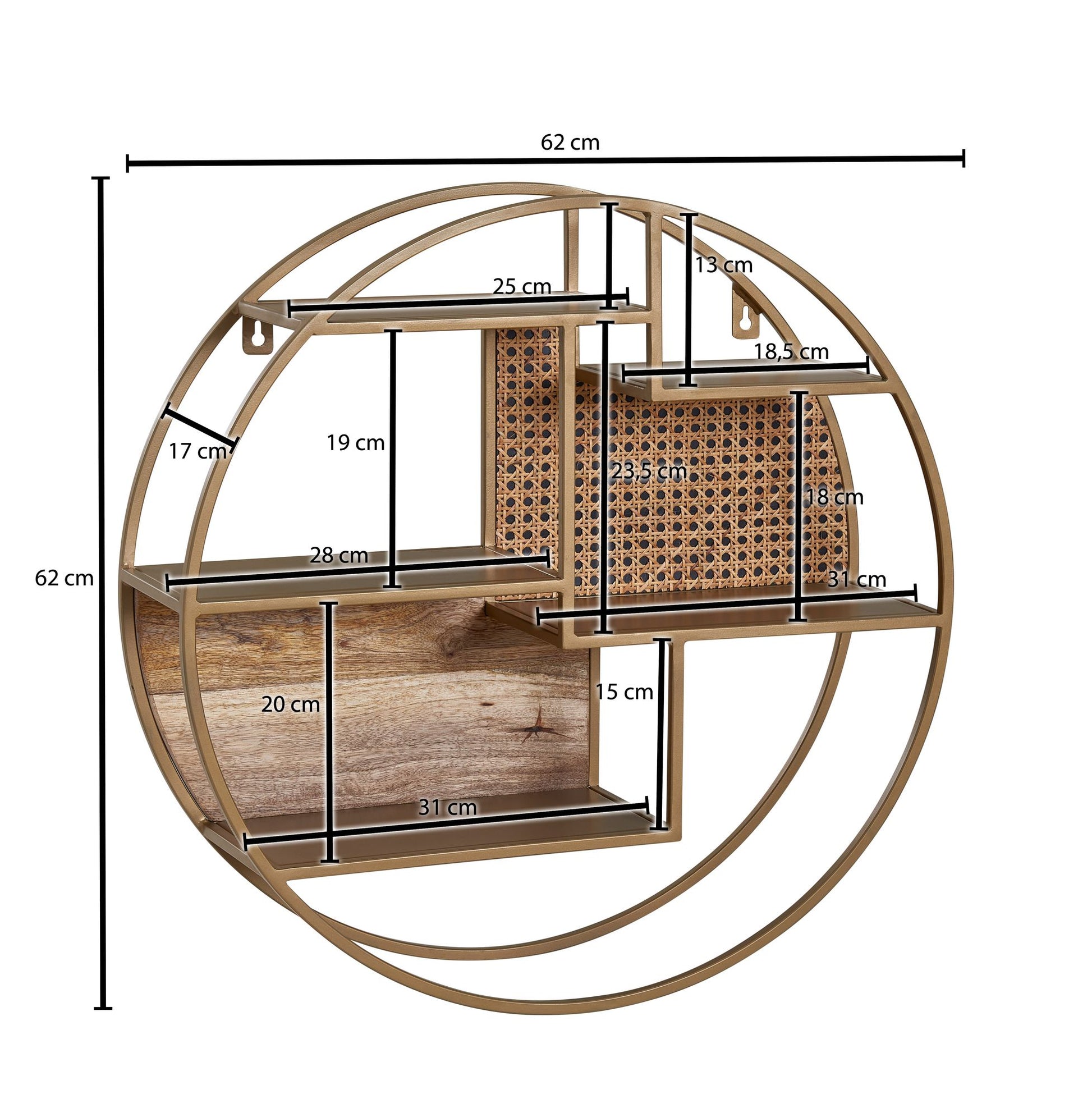 Estante De Pared Rattan 62x62x17 Cm_3