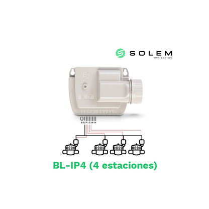 Modulo Solem Bt 4 Estaciones 9v - Control Bluetooth Para Riego Automático_1