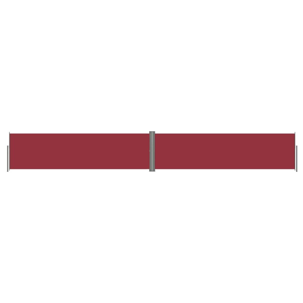 Vidaxl Toldo Lateral Retráctil Rojo 140x1000 Cm_0
