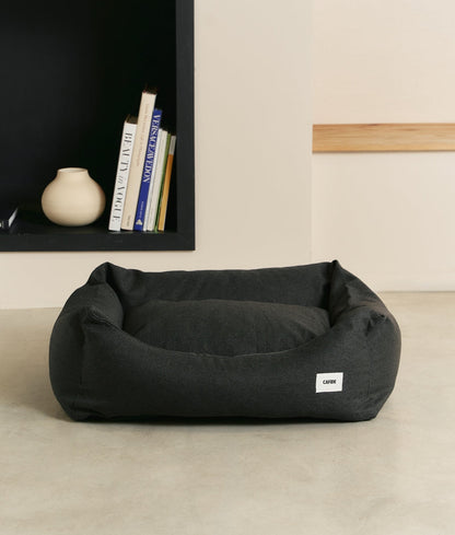 Cafide Cama De Material Reciclado Para Perro Con Tejido Basic Antracita. Modelo Snozy._2