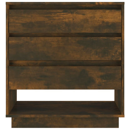 Aparador Madera Contrachapada Color Roble Ahumado 70x41x75 Cm / Vetonek_4