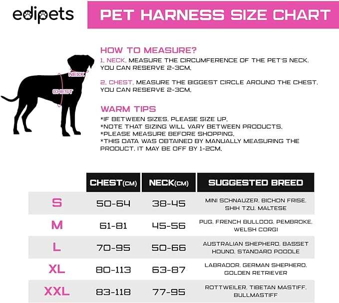 Edipets Arnés Para Perro Antitirones, Ajustable Y Personalizable_2