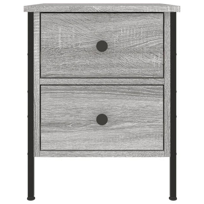 Mesita De Noche 2 Uds Madera Ingeniería Gris Sonoma 40x42x50 Cm_4