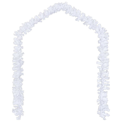 Vidaxl Guirnaldas De Navidad 4 Unidades Pvc Blanco 270 Cm_0