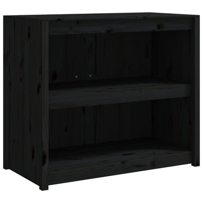 Mueble De Cocina Exterior Madera Maciza Pino Negro 106x55x92 Cm_1