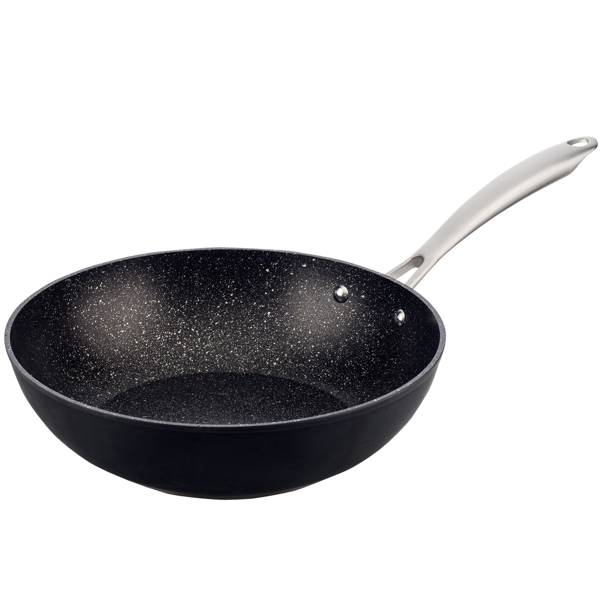 Wok 28x8.0 Cm Aluminio Forjado Apta Para Inducción San Ignacio Vita_0