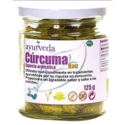 Raiz de curcuma biológica 125 g Ayurveda