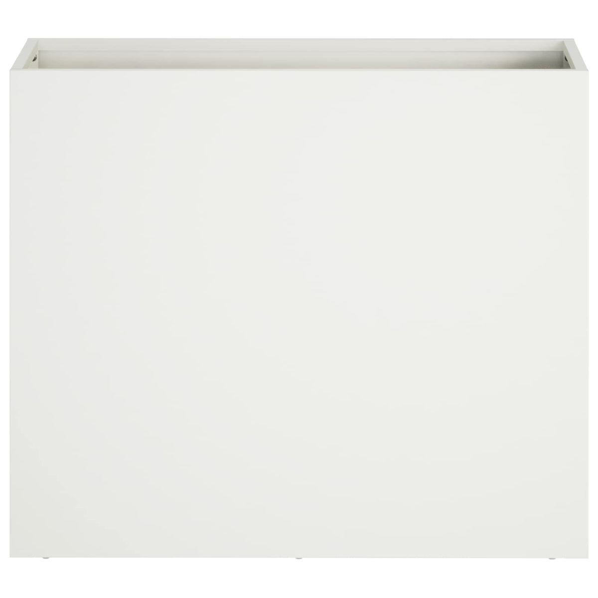 Macetero De Jardín Blanco 50 X 20 X 40 Cm_2