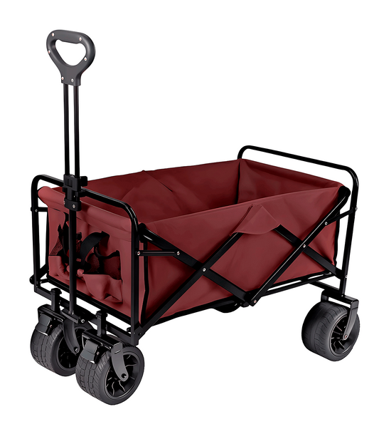 Carro Plegable Playa Y Camping (4 Ruedas - 120 Kg)_0