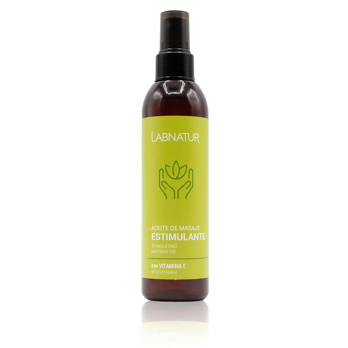 Aceite de Masaje Estimulante Labnatur 200 ml | Menta, Romero y Mejorana | Frescor, Vitalidad y Piernas Cansadas | Vegano_0