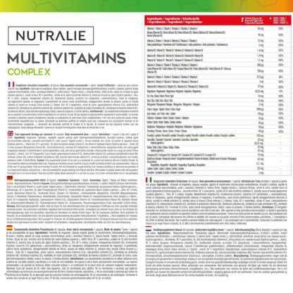 Nutralie Complexo Multivitamínico com 29 princípios ativos 60 cápsulas