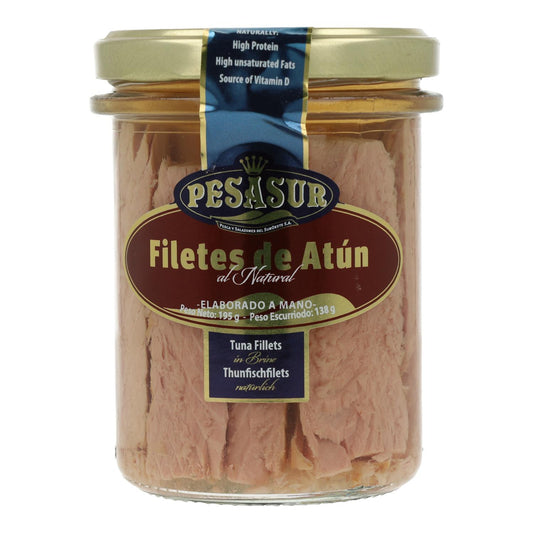 Pesasur Filetes de Atum Natural Pote 195g