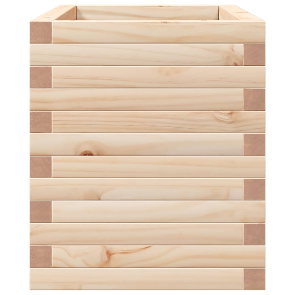 Jardinera Madera Maciza De Pino 70x40x45,5 Cm_5