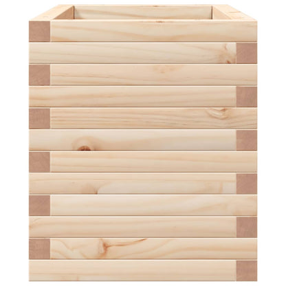 Jardinera Madera Maciza De Pino 70x40x45,5 Cm_5