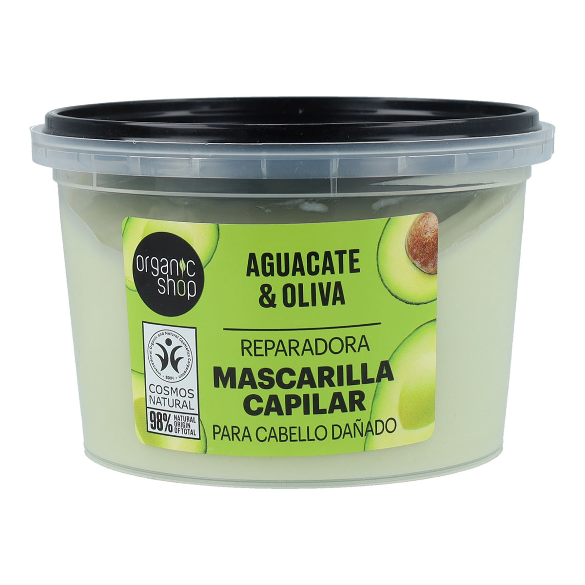 PROMOÇÃO Pack 2x Máscara Capilar Reparadora Expressa Abacate e Azeitona Biológica Loja 250 ml