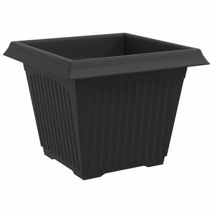 Macetas 24 Uds. Negro Plástico_5