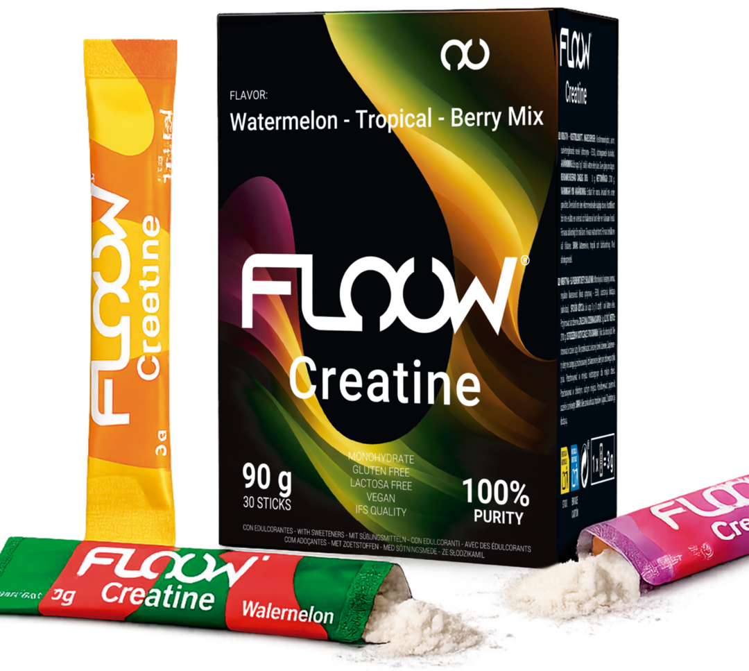 Floow - Creatina Monohidratada 90g (30 Sticks De 3 G) – Mix De Sabores_0