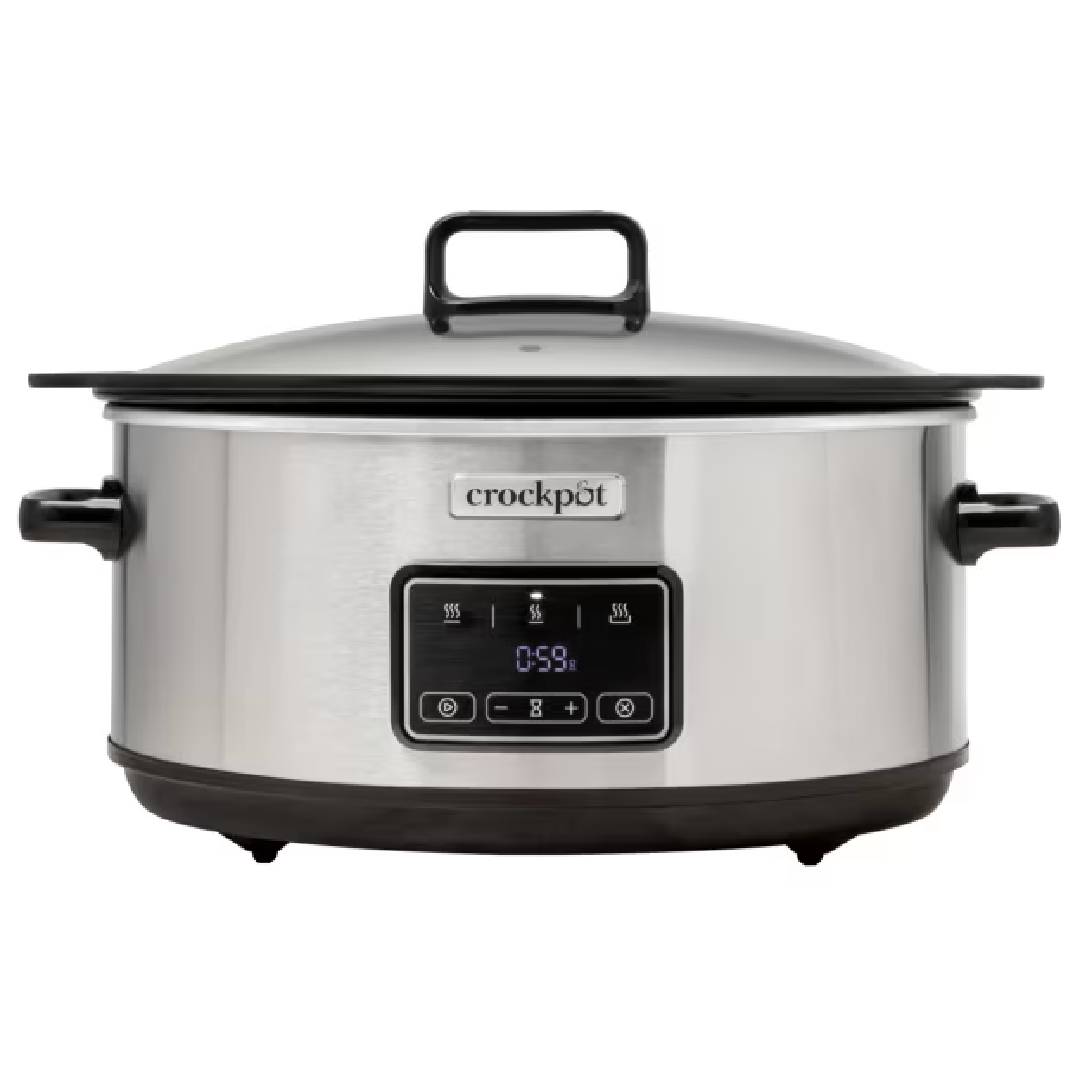 Panela elétrica digital Crockpot Sizzle &amp; Stew 6,5L CSC112X