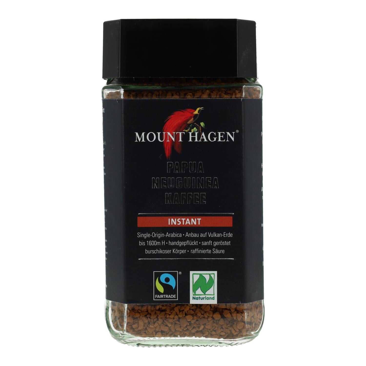 Café Arábica Liofilizado de Comércio Justo BIO Mount Hagen 100g