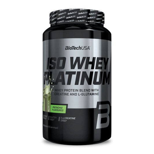 Iso Whey Platinum - 908g - Pistacho - Proteína De Aislado De Suero Isolate - Biotech Usa_0