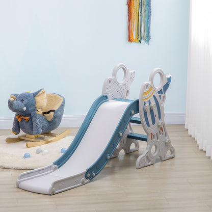 Aiyaplay Tobogán Para Niños De 18-36 Meses Con 3 Escaleras 157x46,5x80 Cm Gris_3