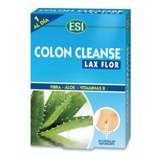 Flor de limpeza do cólon + probiótico Esi, 30 cápsulas