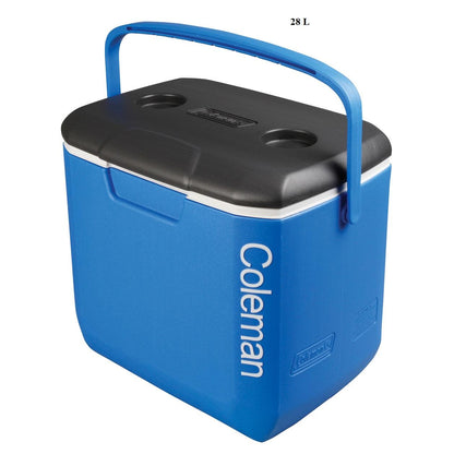 Cooler rígido azul e branco Coleman