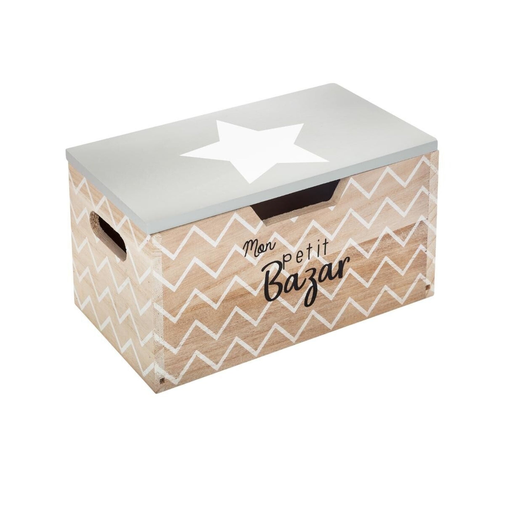 Conjunto De 3 Cajas De Almacenamiento De Madera_3