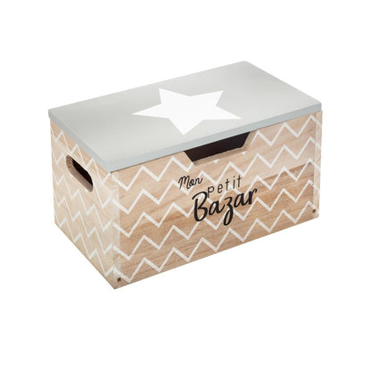 Conjunto De 3 Cajas De Almacenamiento De Madera_3