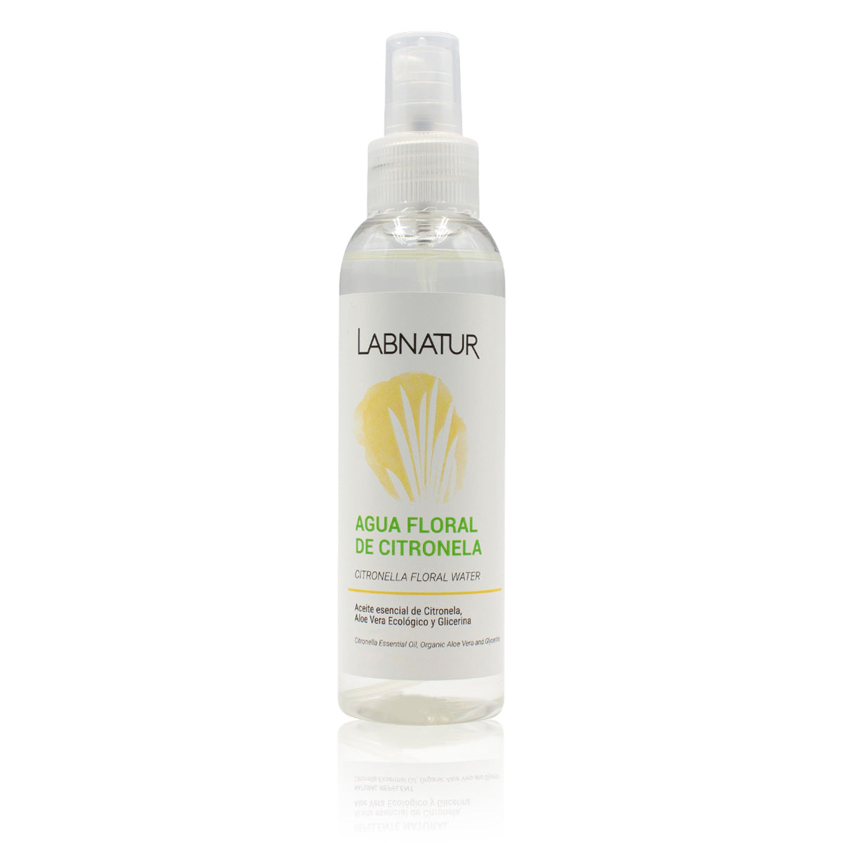 Agua Floral de Citronela Labnatur 125 ml | Repelente Natural de Mosquitos | Aloe Vera y Aroma Cítrico | Vegano_0