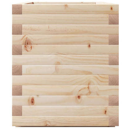 Jardinera Madera Maciza De Pino 70x40x49,5 Cm_5