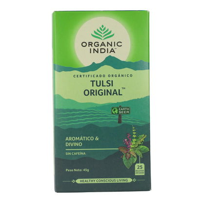 Tulsi Original Orgânico Índia 25 saquetas